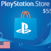 PlayStation Network Card USD 55 Gift Card US
